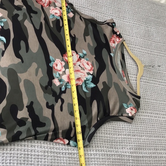 Floral Camo Dress : Plus - Picture 5 of 15